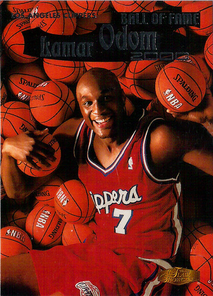 1999-00 Flair Showcase Ball of Fame #BF1 Lamar Odom Clippers!