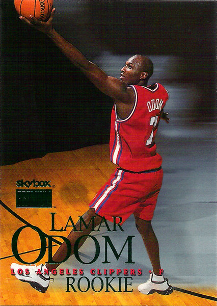 1999-00 SkyBox Premium #104A Lamar Odom SP RC Clippers!