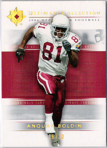 2004 Ultimate Collection HoloGold #2 Anquan Boldin /30 Cardinals!