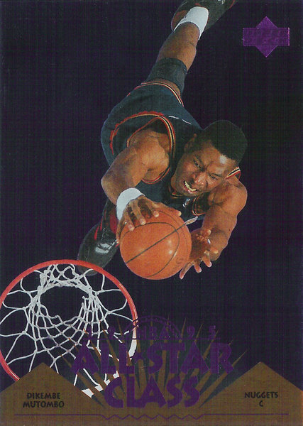 1995-96 Upper Deck All Star Class #AS24 Dikembe Mutombo Nuggets!