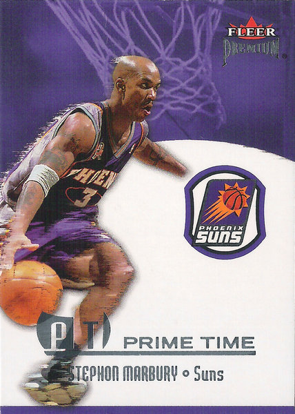 2002-03 Fleer Premium Prime Time #11 Stephon Marbury /1500 Suns!