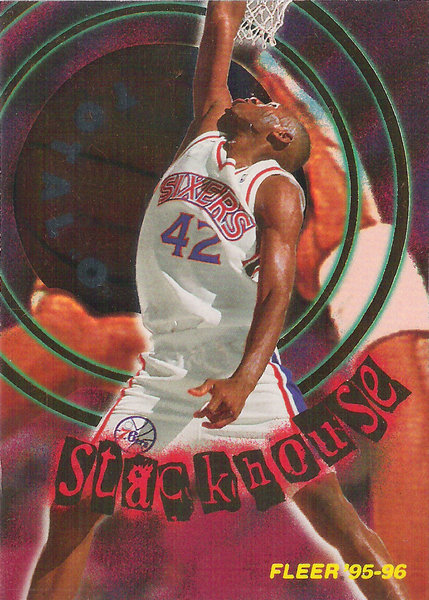 1995-96 Fleer Total O #10 Jerry Stackhouse 76ers!