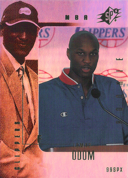 1999-00 SPx #94 Lamar Odom RC /3500 Clippers!