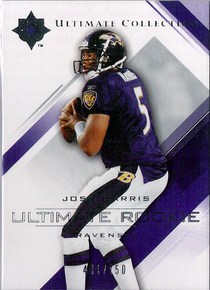 2004 Ultimate Collection #99A Josh Harris RC /750 Ravens!