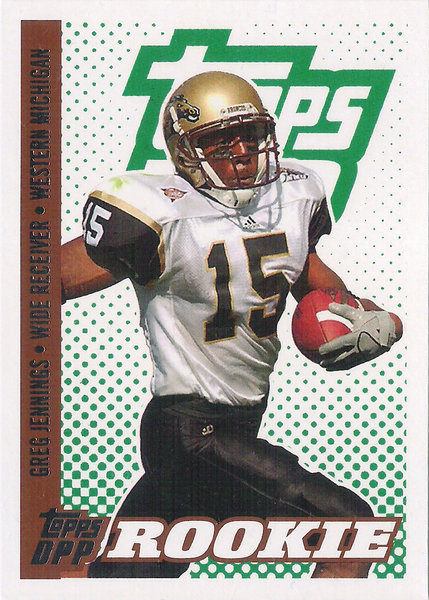 2006 Topps Draft Picks and Prospects #141 Greg Jennings RC WMU/Packers!