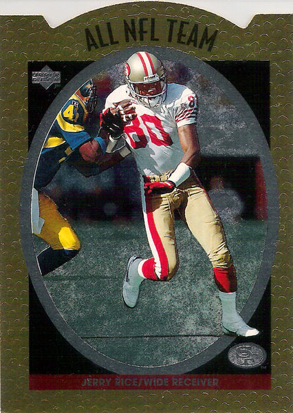 1996 Upper Deck Silver All-NFL #AN3 Jerry Rice 49ers!