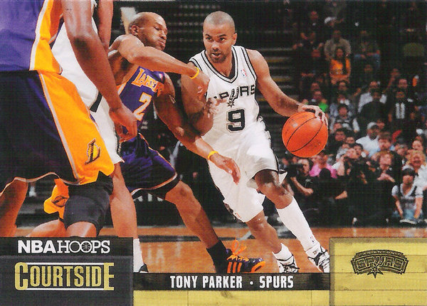 2011-12 Hoops Courtside #13 Tony Parker Spurs!