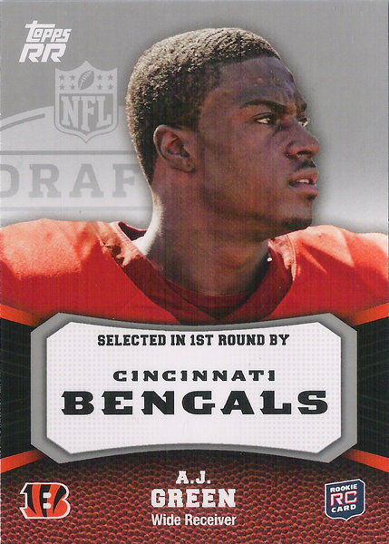 2011 Topps Rising Rookies #150 A.J. Green RC Bengals!
