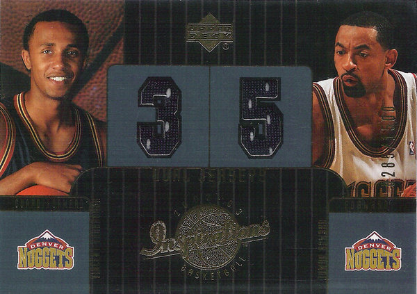 2002-03 UD Inspirations #127 Vincent Yarbrough Jersey RC/Juwan Howard Jersey /1500 Nuggets!