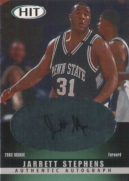 2000 SAGE HIT Autographs Emerald #27 Jarrett Stephens Penn State