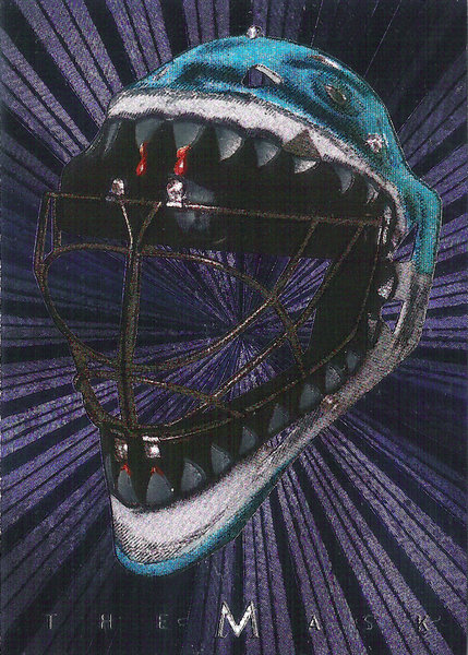 2001-02 Between the Pipes Masks #33 Brian Hayward Sharks!