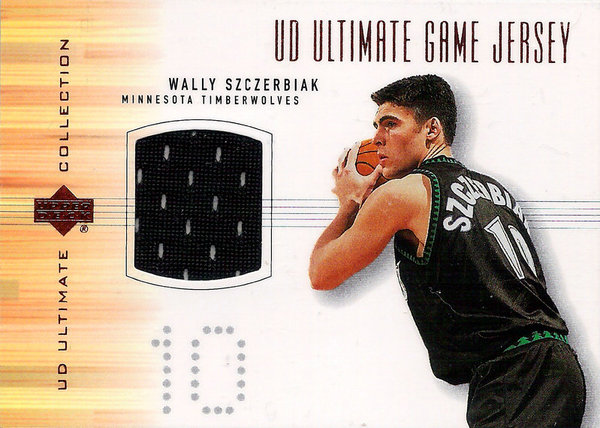 2000-01 Ultimate Collection Game Jersey Bronze Wally Szczerbiak Timberwolves!