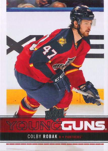 2012-13 Upper Deck #224 Colby Robak YG RC Panthers!