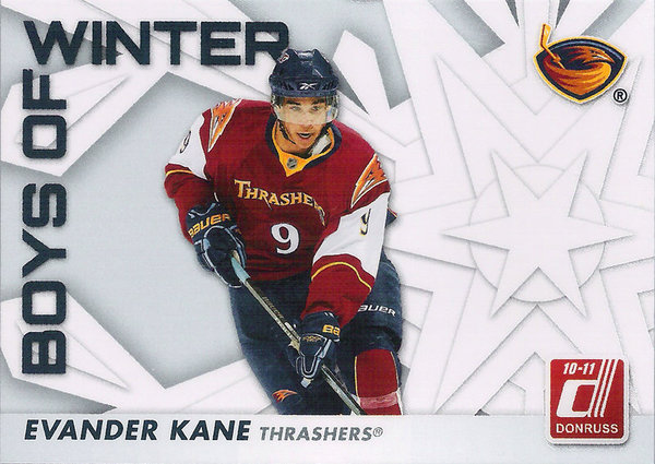 2010-11 Donruss Boys of Winter #3 Evander Kane Thrashers!