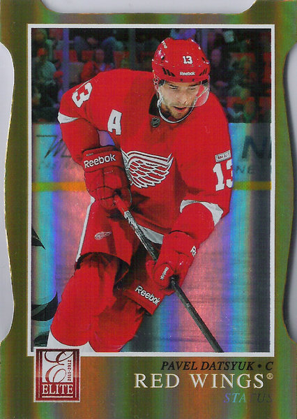 2011-12 Elite Status Gold #77 Pavel Datsyuk /99 Red Wings!