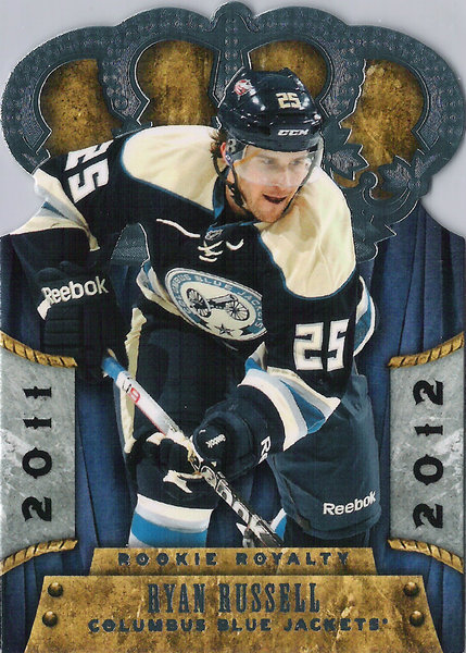 2011-12 Crown Royale #204 Ryan Russell RC Blue Jackets!