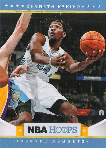 2012-13 Hoops #242 Kenneth Faried RC Nuggets!
