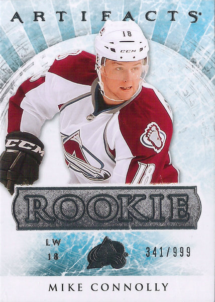 2012-13 Artifacts #163 Mike Connolly RC /999 Avalanche!