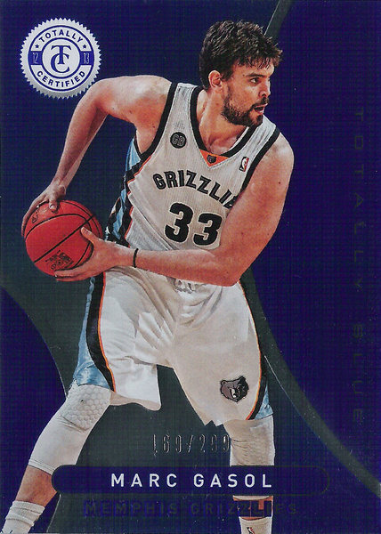 2012-13 Totally Certified Blue #273 Marc Gasol /299 Grizzlies!