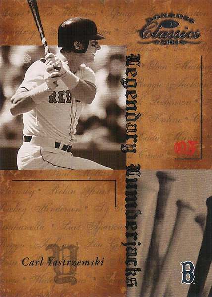 2004 Donruss Classics Legendary Lumberjacks #27 Carl Yastrzemski /1000 Red Sox!