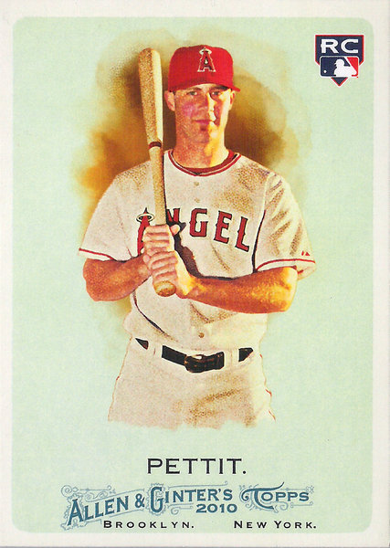 2010 Topps Allen and Ginter #292 Chris Pettit RC Angels!