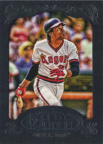 2012 Topps Gypsy Queen Framed Blue #268 Rod Carew /599 Angels!