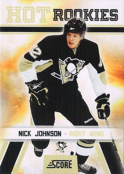 2010-11 Score #502 Nick Johnson HR RC Penguins!