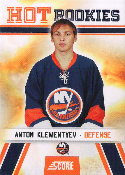 2010-11 Score #524 Anton Klementyev HR RC Islanders!