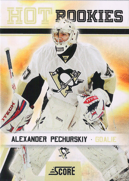 2010-11 Score #511 Alexander Pechurskiy HR RC Goalie Penguins!