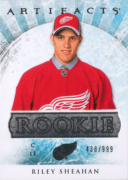 2012-13 Artifacts #172 Riley Sheahan RC /999 Red Wings!