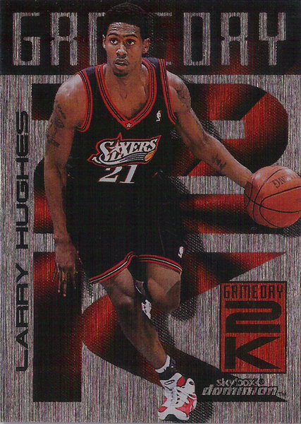 1999-00 SkyBox Dominion Game Day 2K Plus #18 Larry Hughes 76ers!
