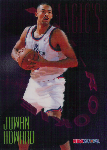 1994-95 Hoops Magic's All-Rookies Foil-Tech #FAR5 Juwan Howard Bullets!