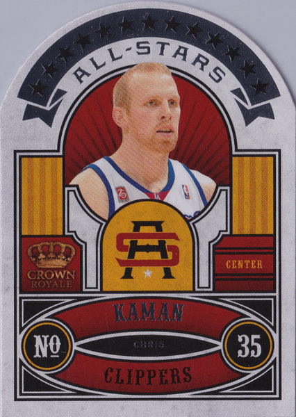 2009-10 Crown Royale All-Stars #18 Chris Kaman Clippers!