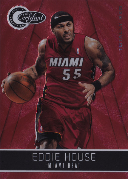 2010-11 Totally Certified Red #47 Eddie House /499 Heat!