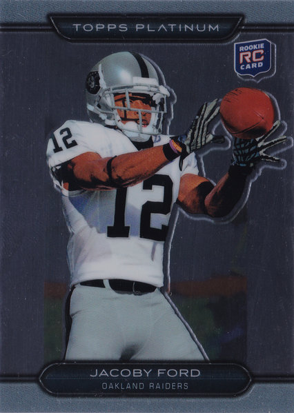 2010 Topps Platinum #142 Jacoby Ford RC Raiders!