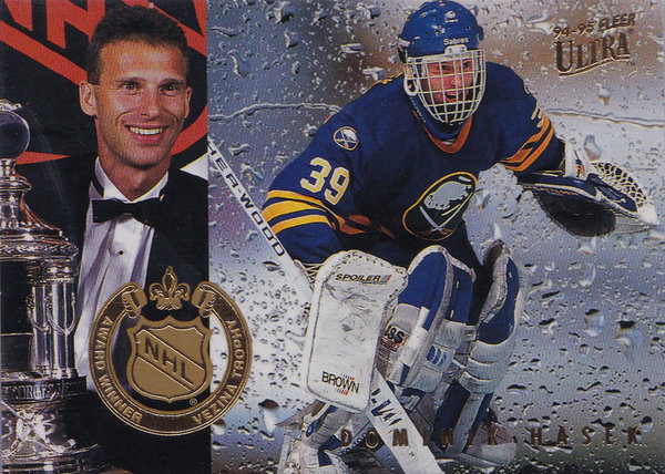 1994-95 Ultra Award Winners #6 Dominik Hasek Goalie Sabres!