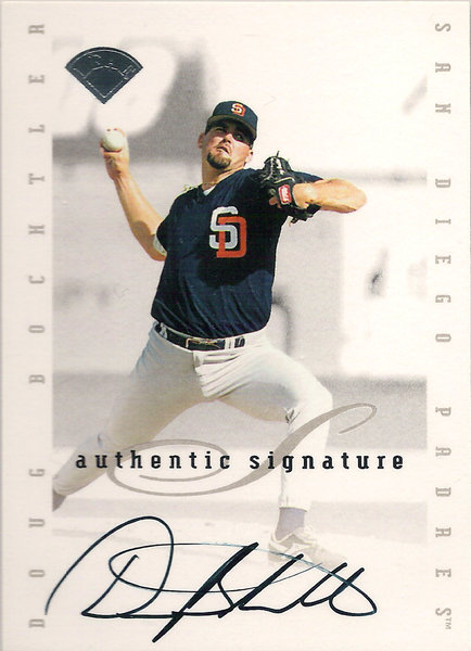 1996 Leaf Signature Extended Autographs #9 Doug Bochtler AUTO Padres!