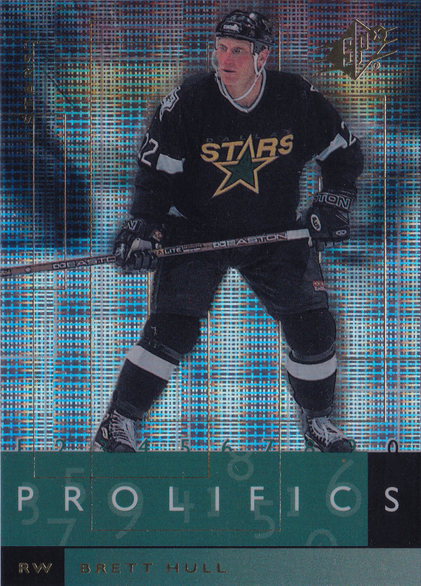 1999-00 SPx Prolifics #P3 Brett Hull Stars!