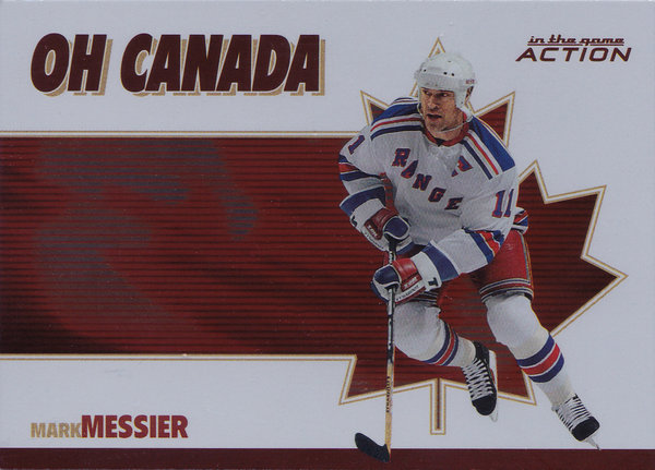 2003-04 ITG Action Oh Canada #OC7 Mark Messier Rangers!