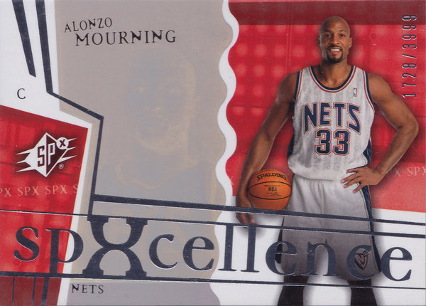2003-04 SPx #131 Alonzo Mourning /3999 Nets!