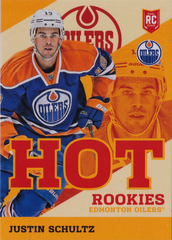 2013-14 Panini Hot Rookies Toronto Fall Expo #HK16 Justin Schultz Oilers!