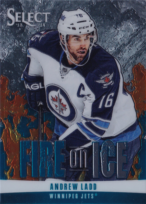 2013-14 Select Fire on Ice Stars #FS40 Andrew Ladd Jets!