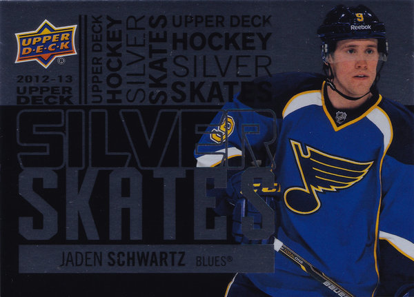 2012-13 Upper Deck Silver Skates #SS24 Jaden Schwartz Blues!