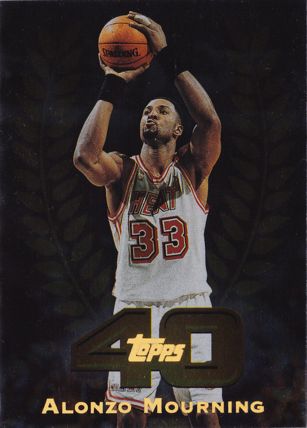 1997-98 Topps Topps 40 #T37 Alonzo Mourning Heat!