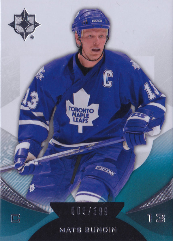 2012-13 Ultimate Collection #24 Mats Sundin /399 Maple Leafs!