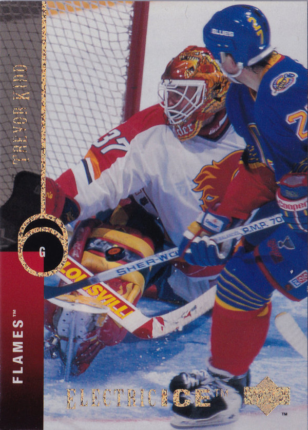 1994-95 Upper Deck Electric Ice #395 Trevor Kidd Goalie Flames!