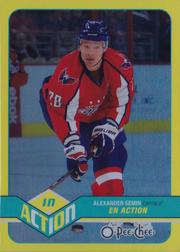2011-12 O-Pee-Chee In Action #A29 Alexander Semin Capitals!