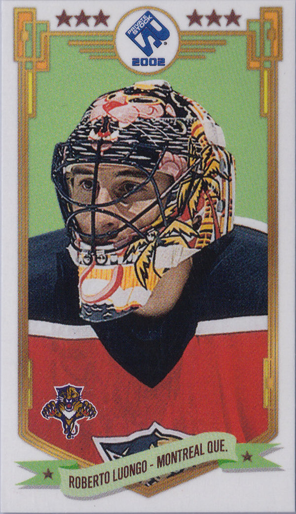 2001-02 Private Stock PS-2002 #35 Roberto Luongo Goalie Panthers!