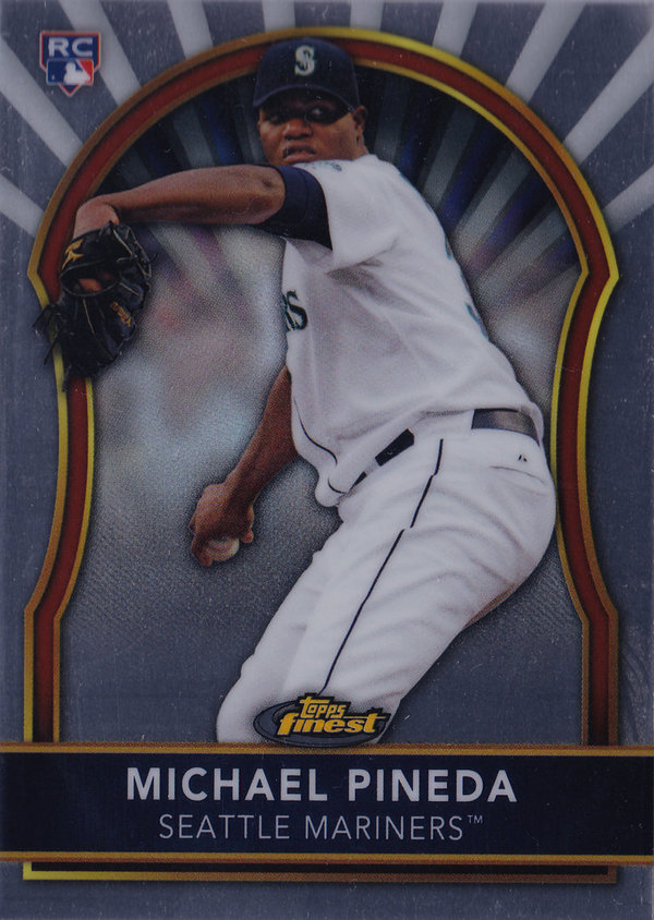 2011 Finest #86 Michael Pineda RC Mariners!