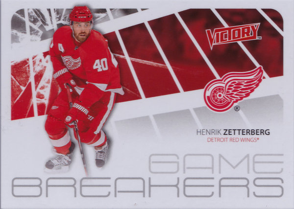 2011-12 Upper Deck Victory Game Breakers #GBHZ Henrik Zetterberg Red Wings!